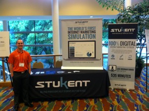 Brandon Winter and the Stukent booth