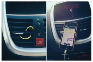 cell phone holder in car