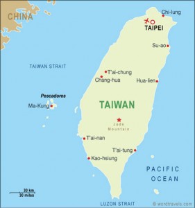 Taipei Taiwan map