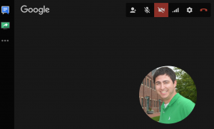 Starting a Google Hangout