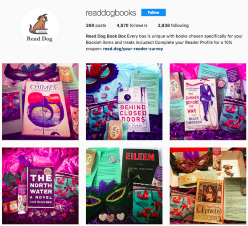 Read Dog Books Instagram Account