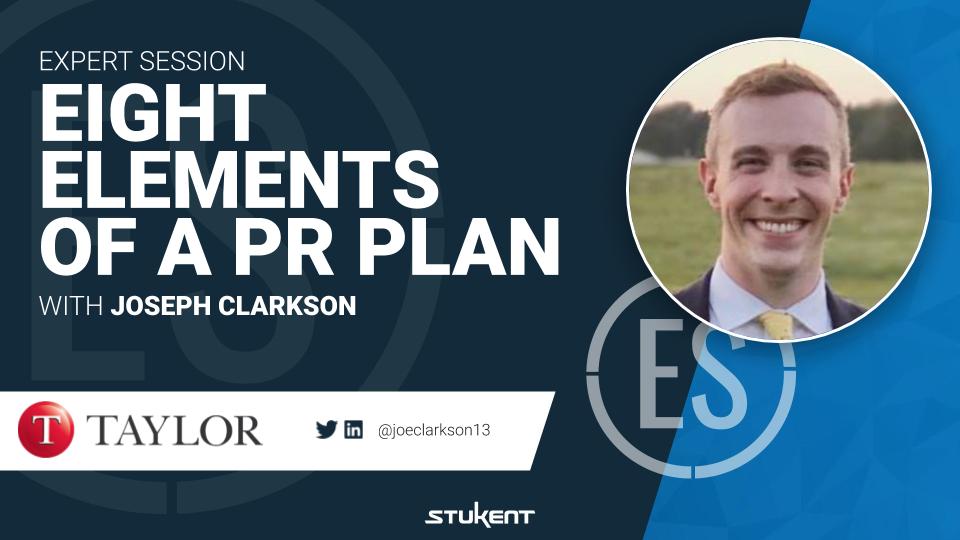 Eight Elements of a PR Plan
