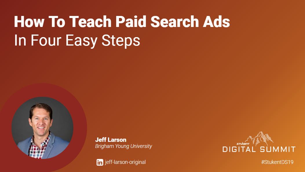 How to Teach Paid Search Ads In Four Easy Steps