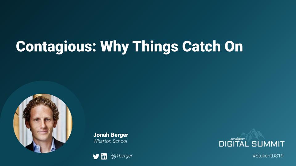 Contagious: Why Things Catch on