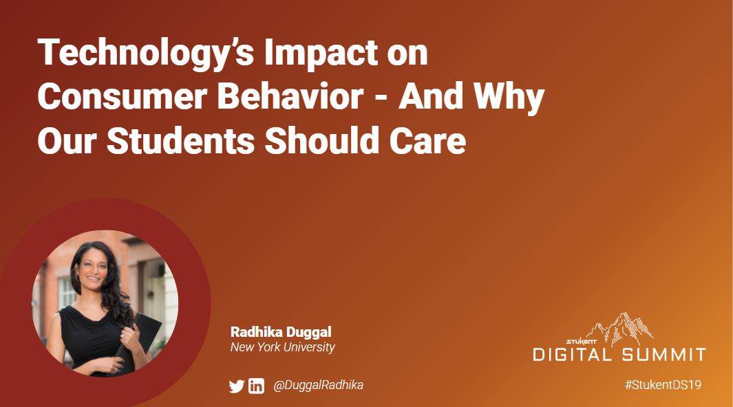 Technology’s Impact on Consumer Behavior and Why Your Students Should Care