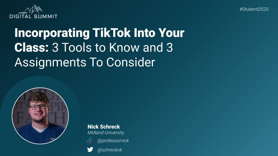 Incorporating TikTok into Your Class: 3 Tools to Know and 3 Assignments to Consider