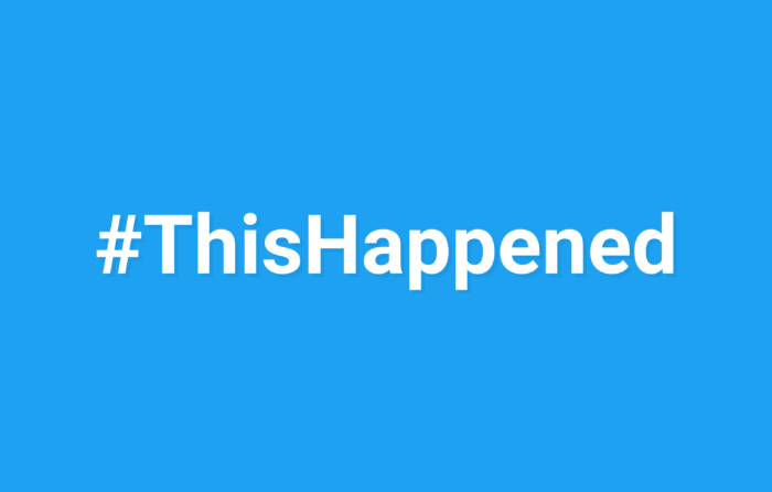 #thishappened graphic