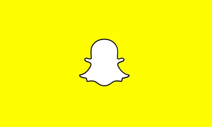 Snapchat ghost logo.