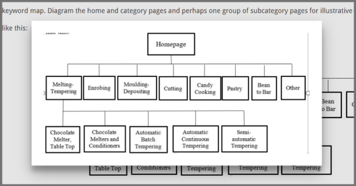 Digital marketing student activity #2. Keyword research screenshot.