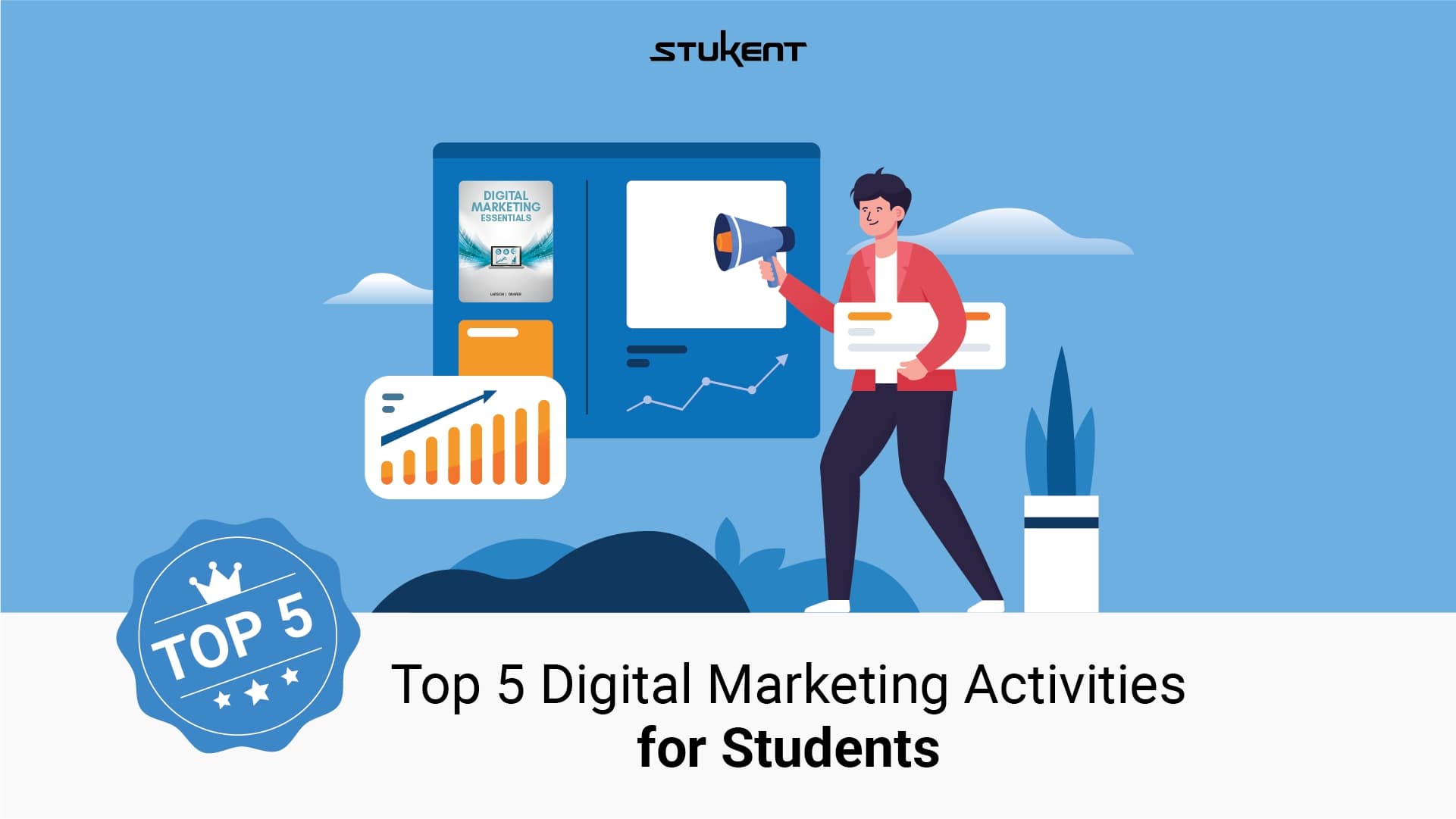 Top 5 Digital Marketing Activities for Students Image
