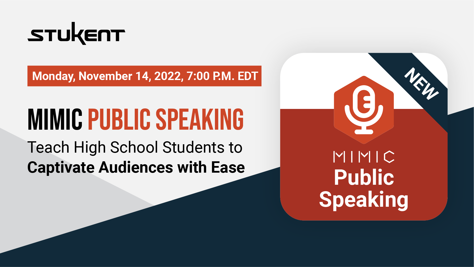 Mimic Public Speaking: Teach High School Students to Captivate Audiences with Ease