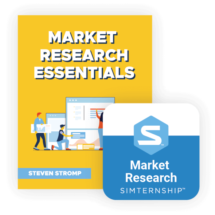 Market research textbook and simulation