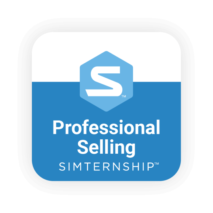 Professional Selling Simternship or Simulation