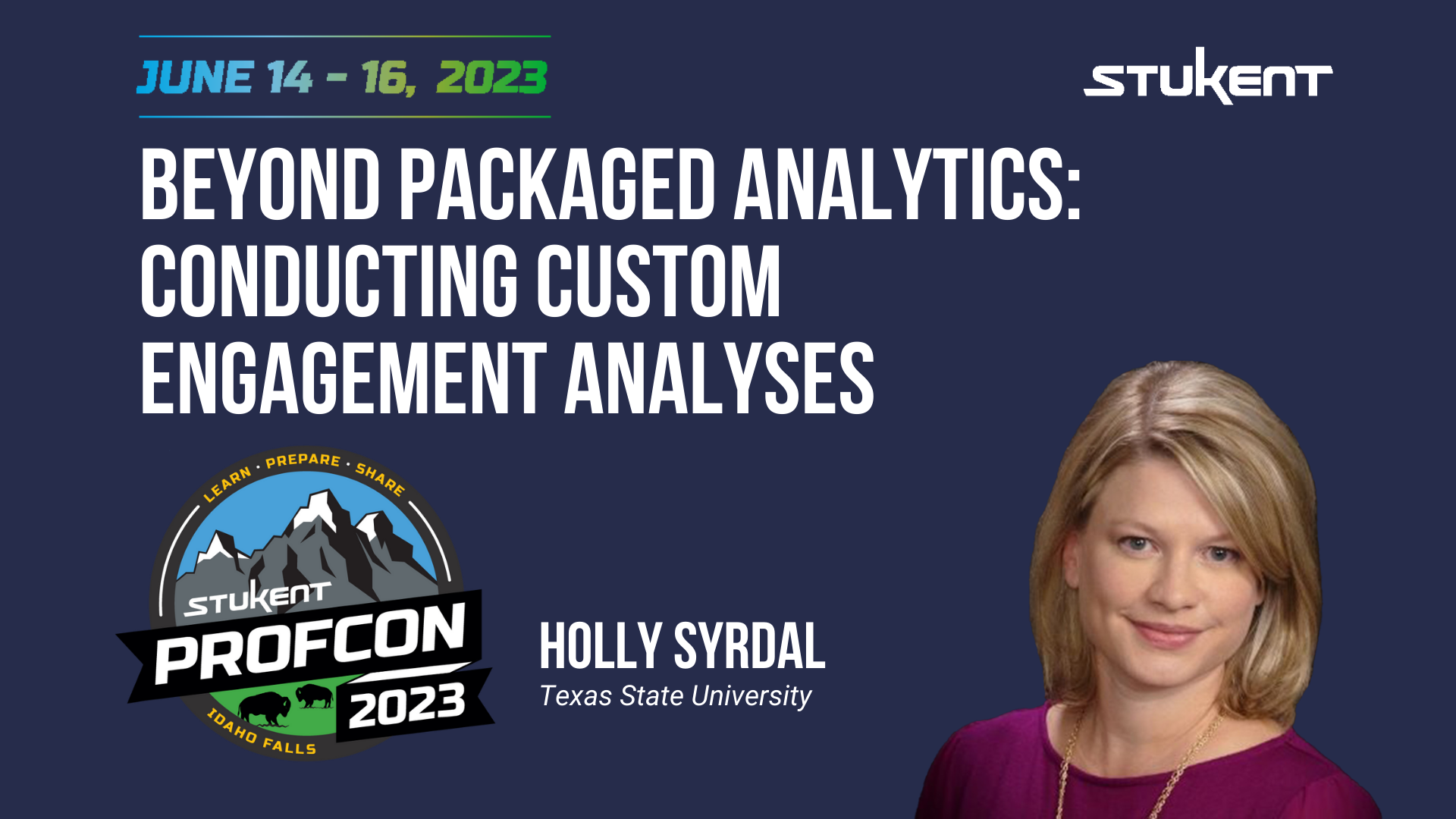 Beyond Packaged Analytics: Conducting Custom Engagement Analyses