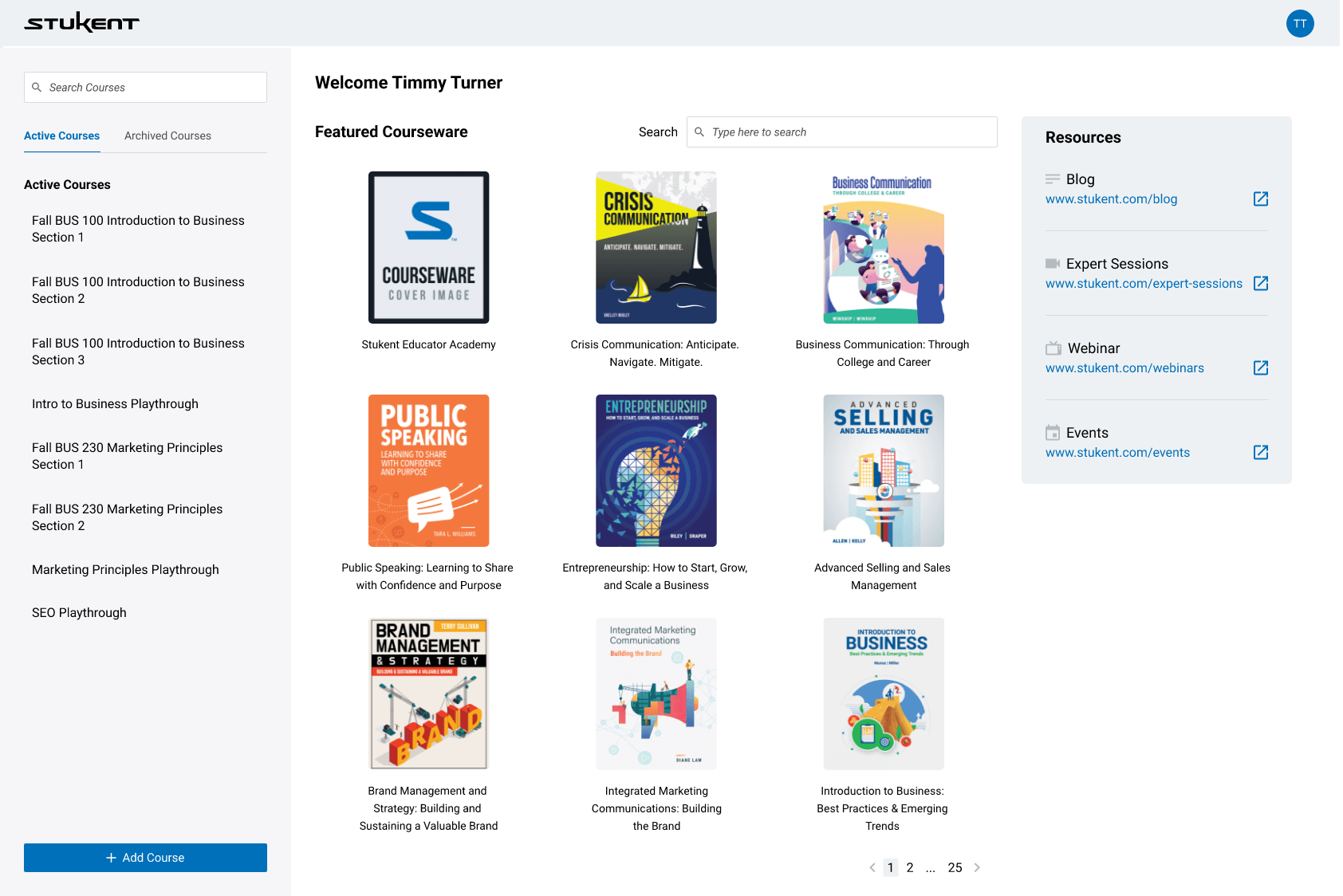 Stukent Course Startup Guides : Stukent