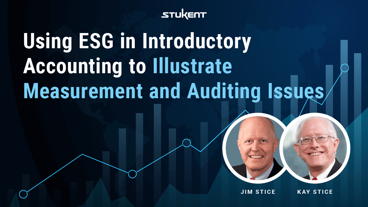 Using ESG in Introductory Accounting to Illustrate Measurement and Auditing Issues