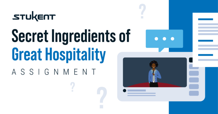 Hospitality assignment for students