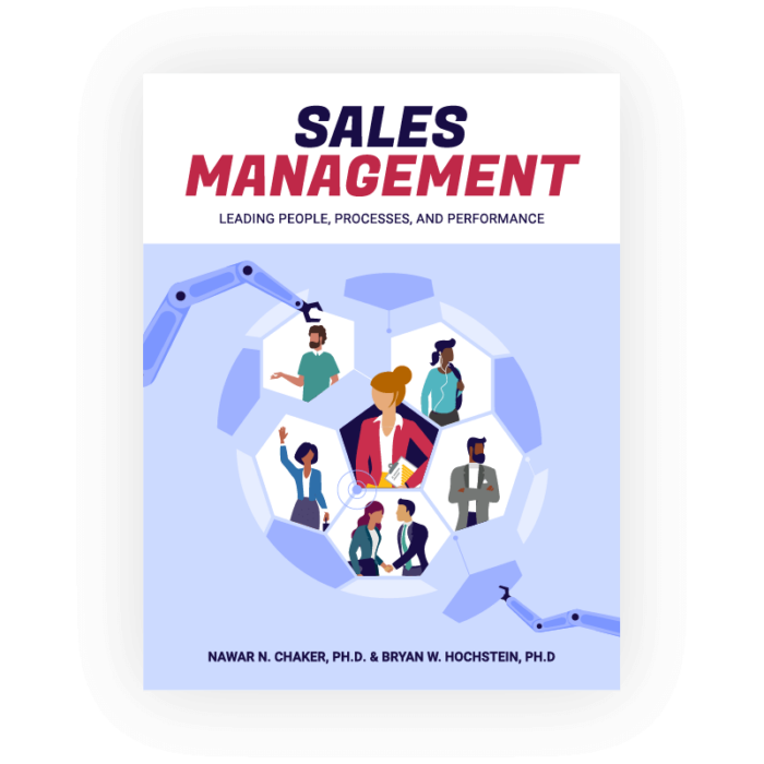 The cover of the Sales Management courseware.