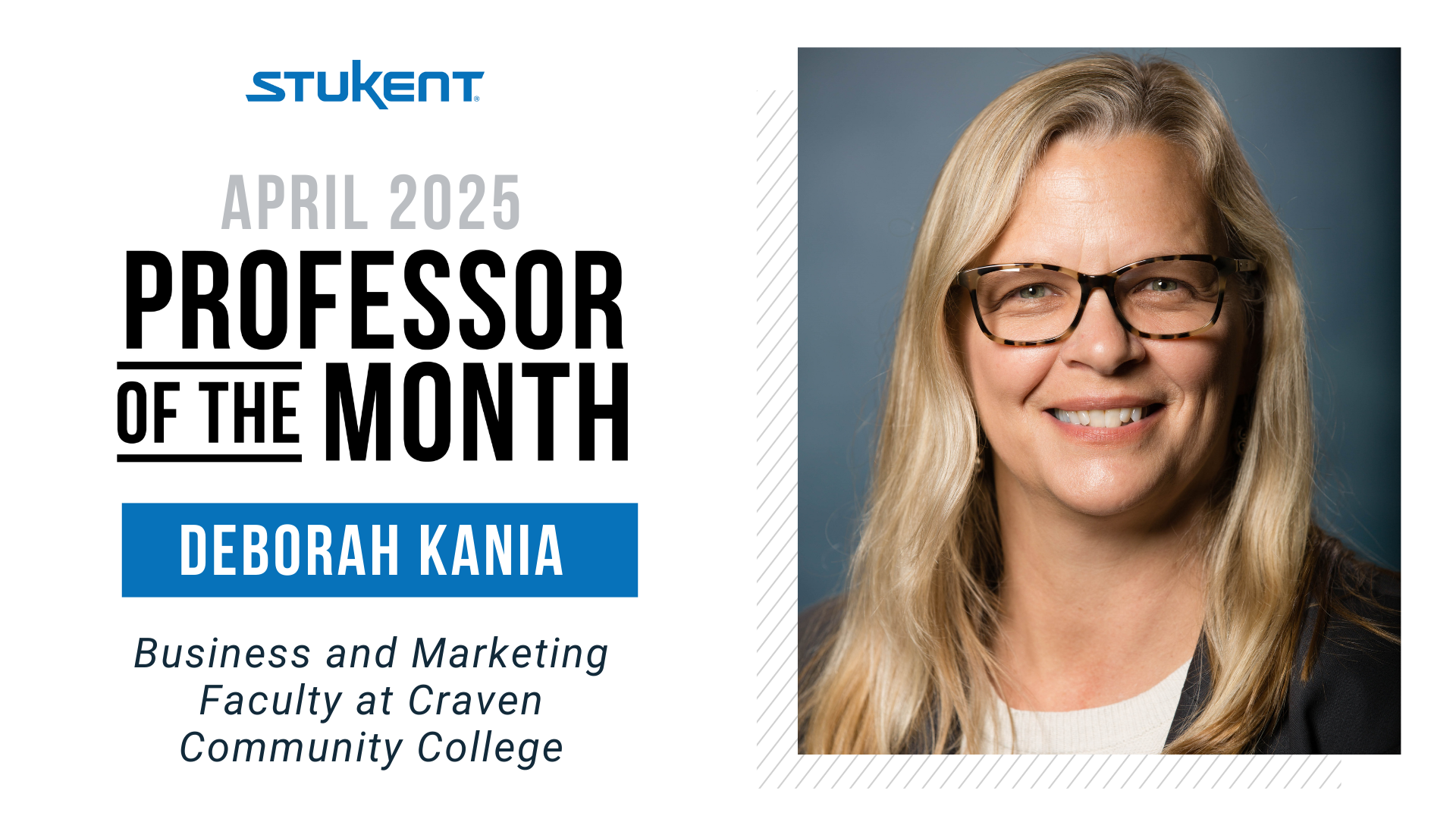 Stukent® Professor of the Month: Deborah Kania, Craven Community College