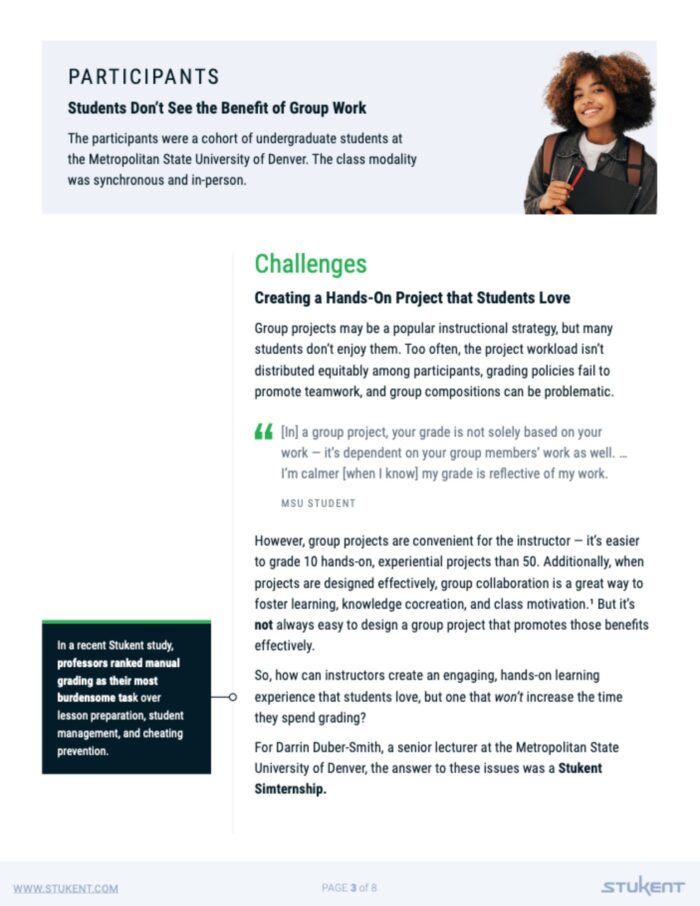 Simternship vs. Group Project Preview 2