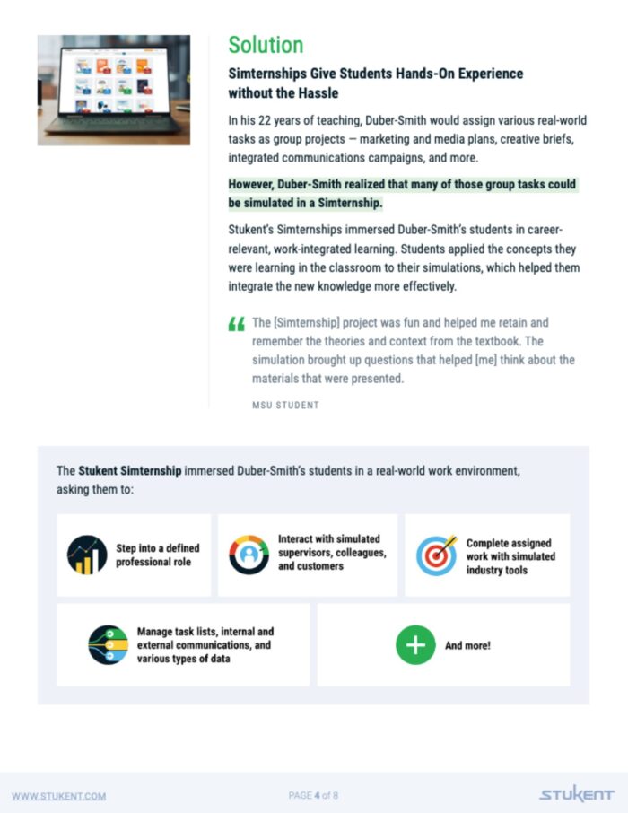 Simternship vs. Group Project Preview 3