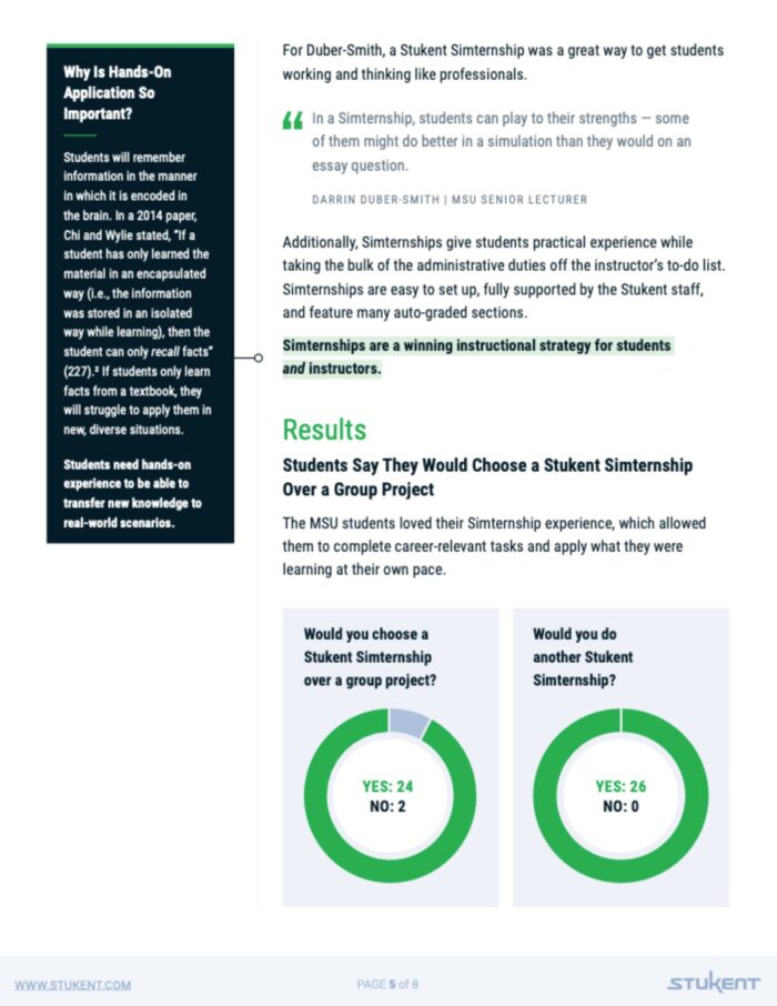 Simternship vs. Group Project Preview 4