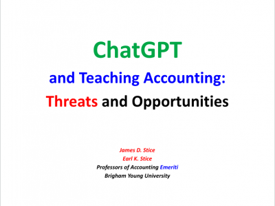 ChatGPT and the Accounting Classroom–Threats and Opportunities