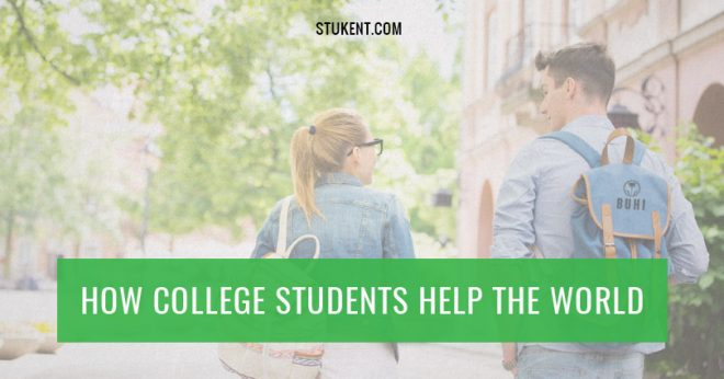 how students help the world