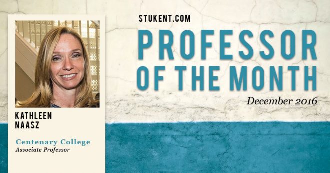 Kathleen Naasz professor of the month